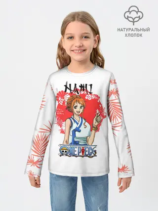 Детский лонгслив / Нами One Piece. Большой куш