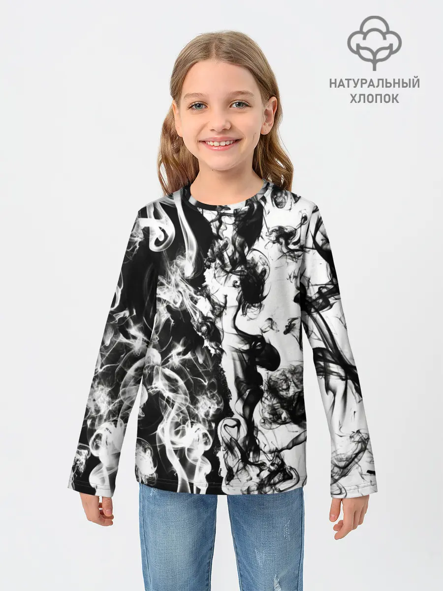 Детский лонгслив / Dead water 3D. Мертвая вода 3Д