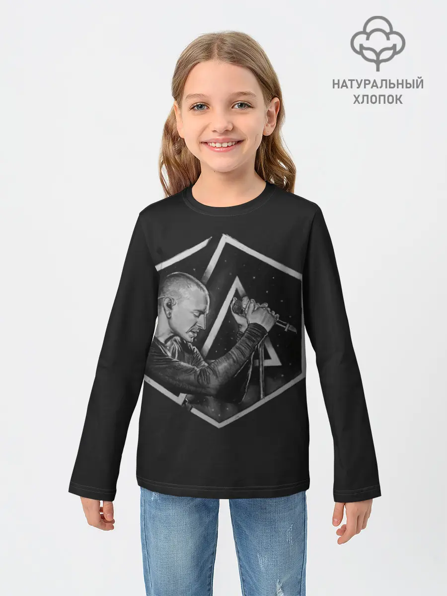 Детский лонгслив / Честер скетч