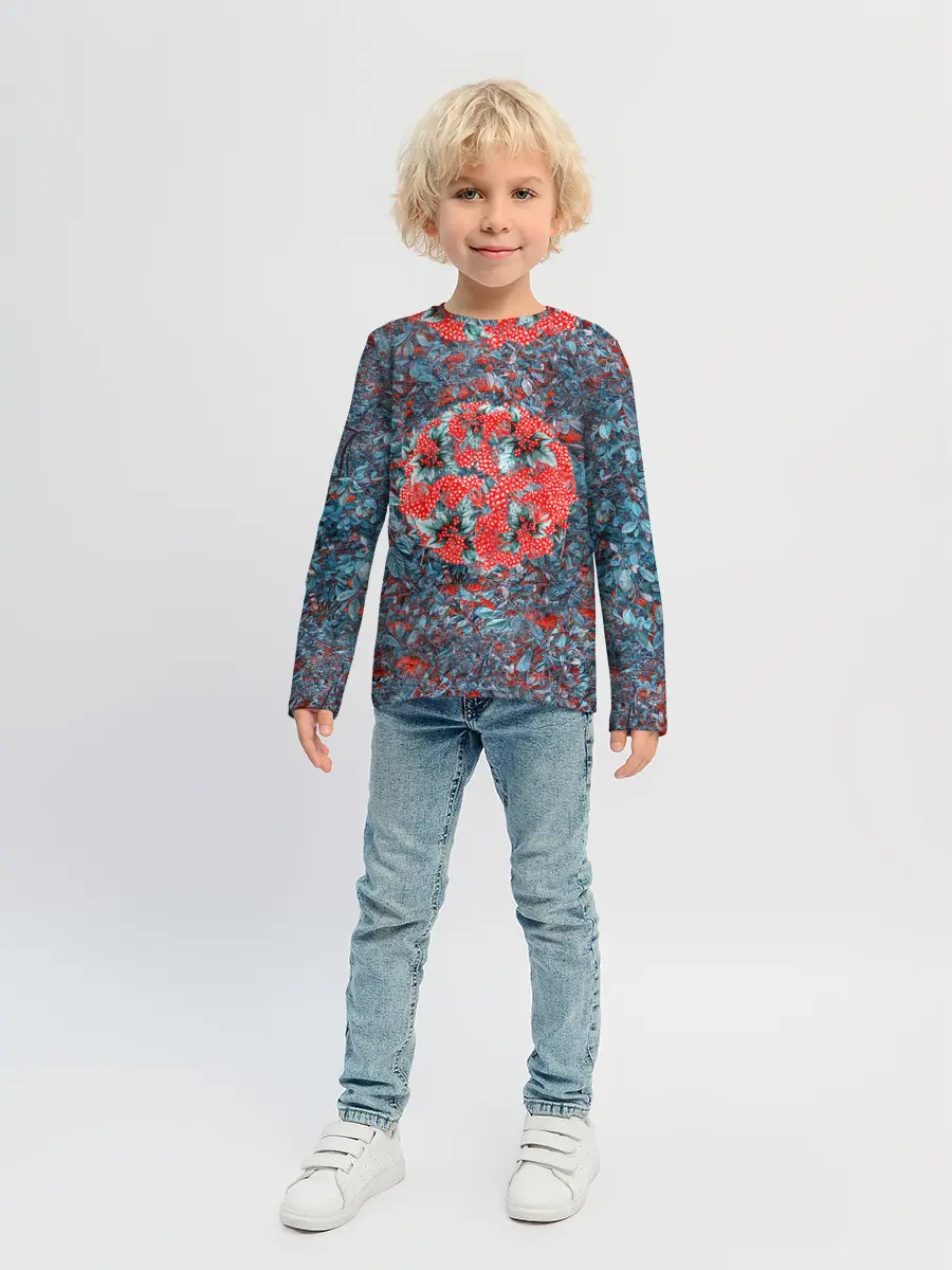 Детский лонгслив / Калина да рябина