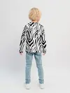 Детский лонгслив / Черно-белая зебра