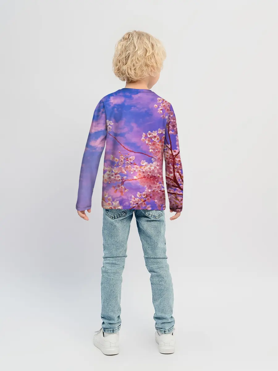 Детский лонгслив / Сакура
