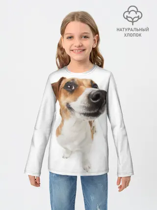 Детский лонгслив / Собака
