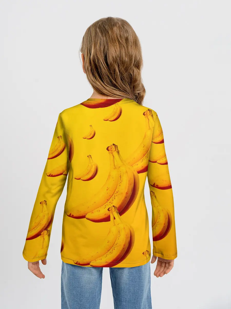 Детский лонгслив / бананы