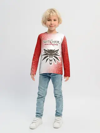 Детский лонгслив / The Witcher Monster Slayer - Noise