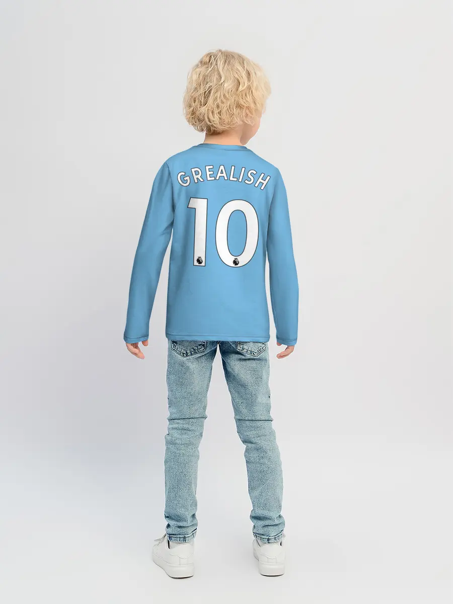 Детский лонгслив / Джек Грилиш Манчестер Сити