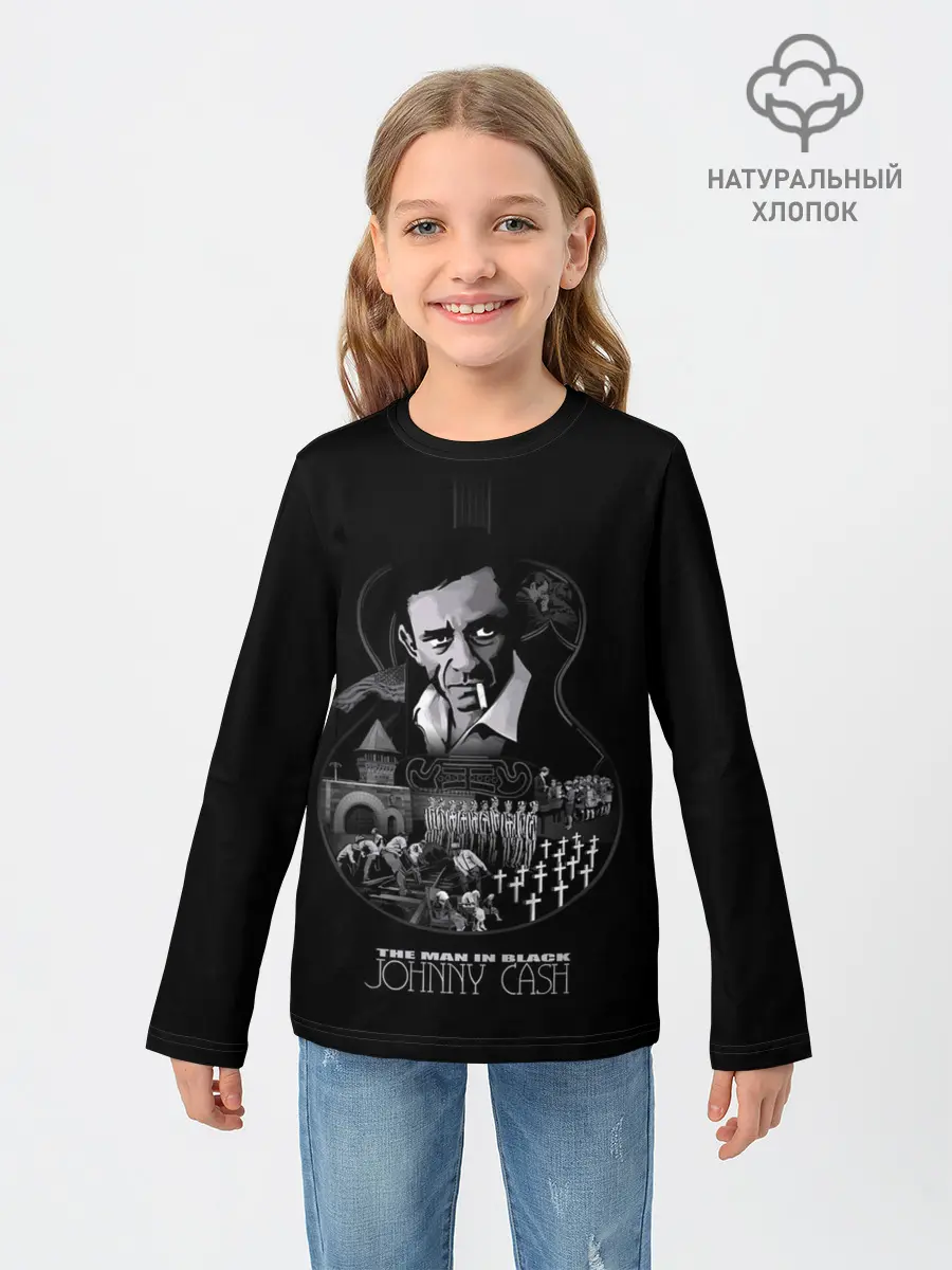 Детский лонгслив / JOHNNY CASH