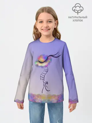 Детский лонгслив / Полетели!
