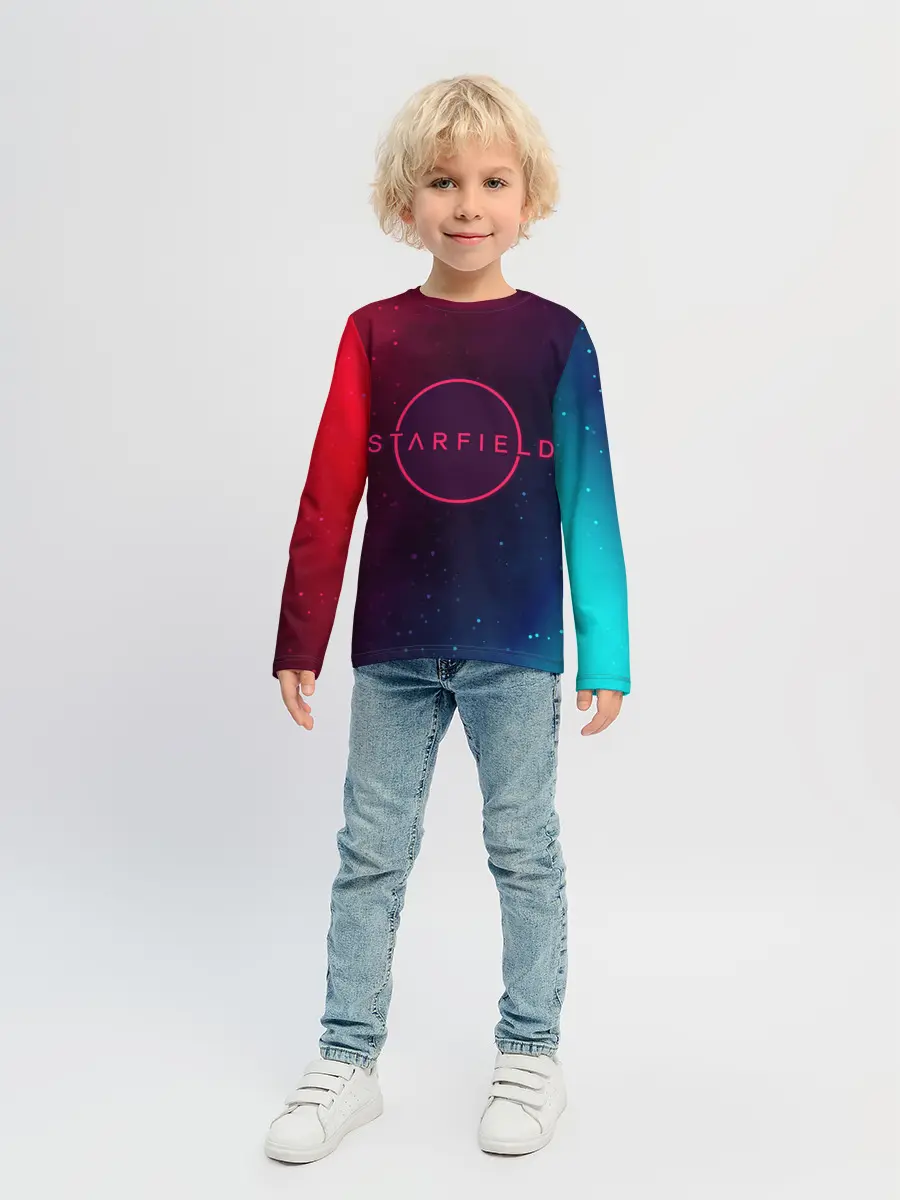 Детский лонгслив / Старфилд - Космос