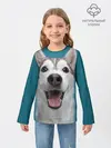 Детский лонгслив / Хаски