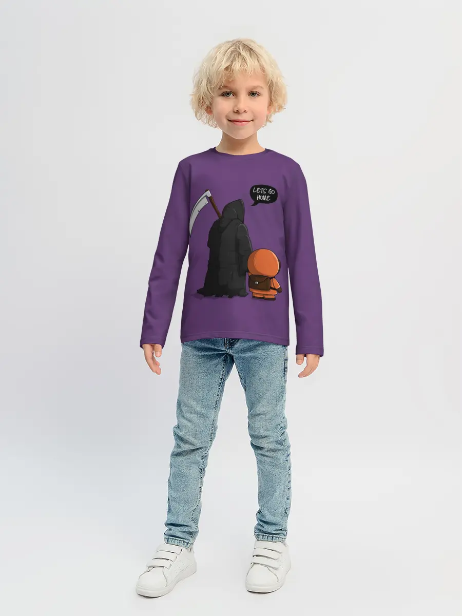 Детский лонгслив / Лучший друг Кенни