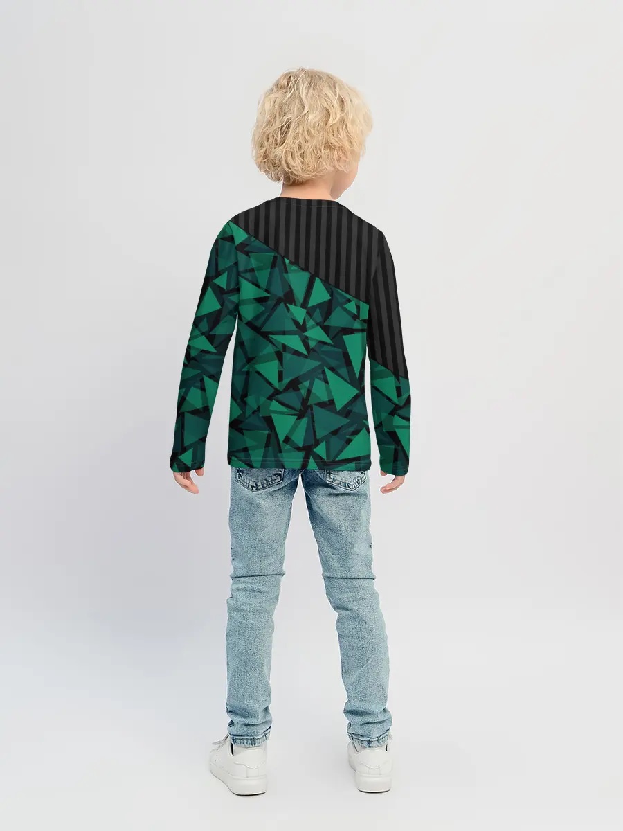 Детский лонгслив / Геометрический узор