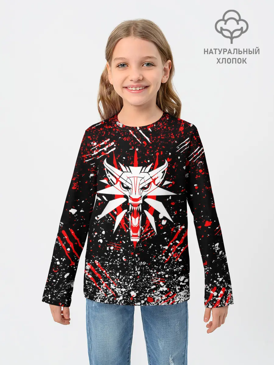 Детский лонгслив / The Witcher