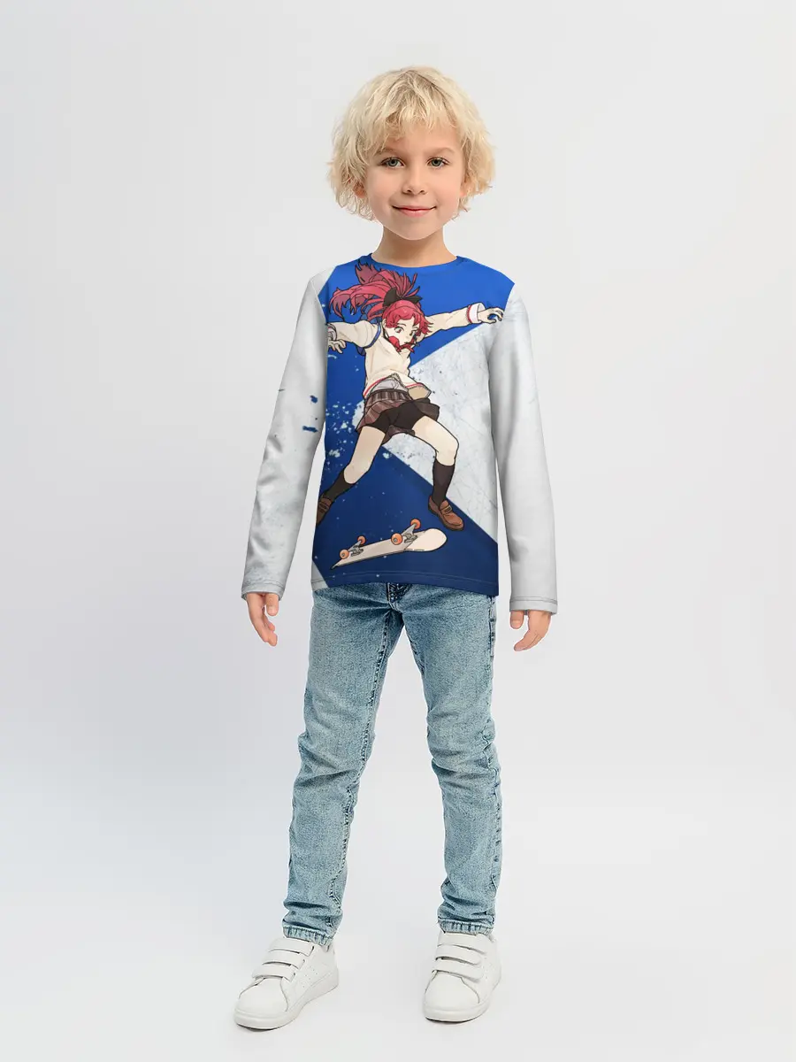 Детский лонгслив / Meow team