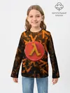 Детский лонгслив / ЛОГО КНОПКА | HALF-LIFE