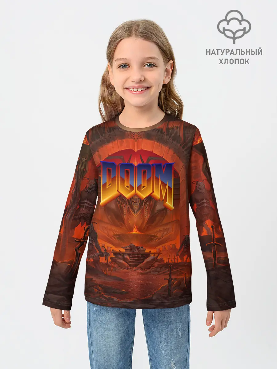 Детский лонгслив / DOOM | ДУМ