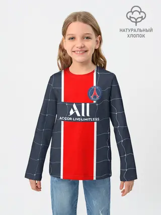 Детский лонгслив / Месси в ПСЖ