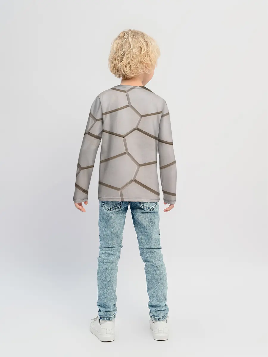 Детский лонгслив / Ячейки