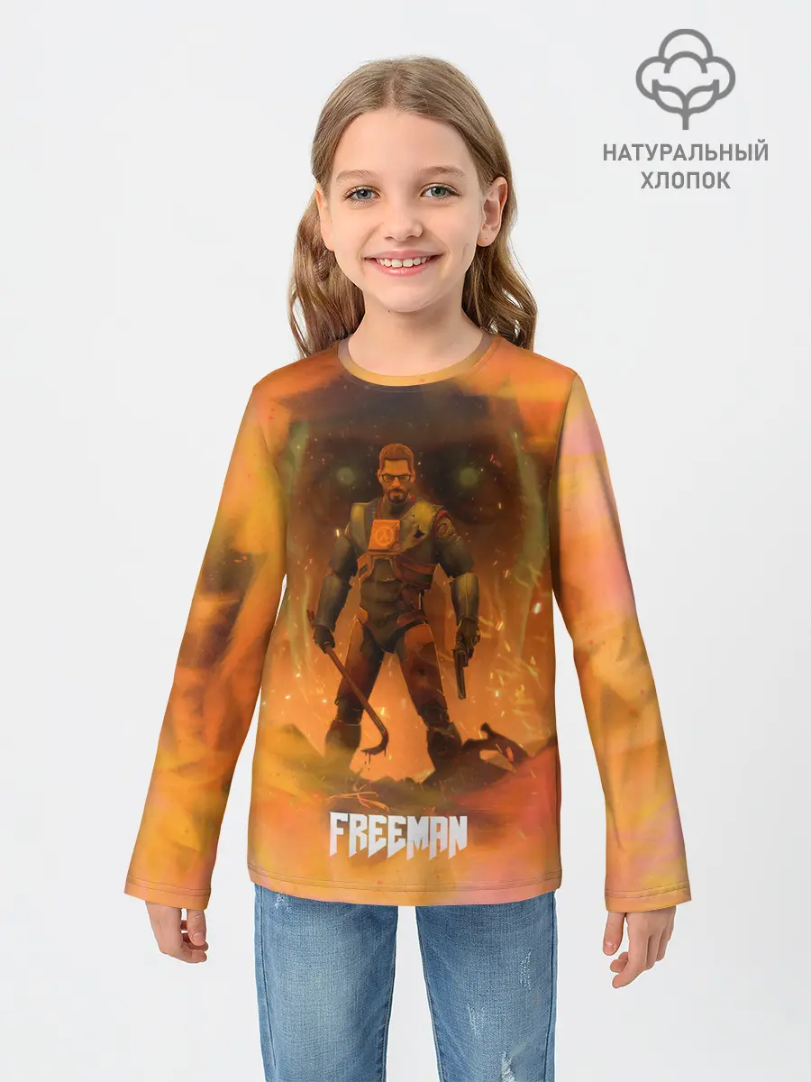Детский лонгслив / FREEMAN | GMAN | HALF-LIFE