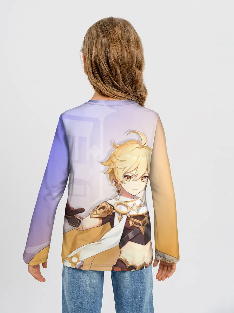 Детский лонгслив / Genshin Impact, Путешественник