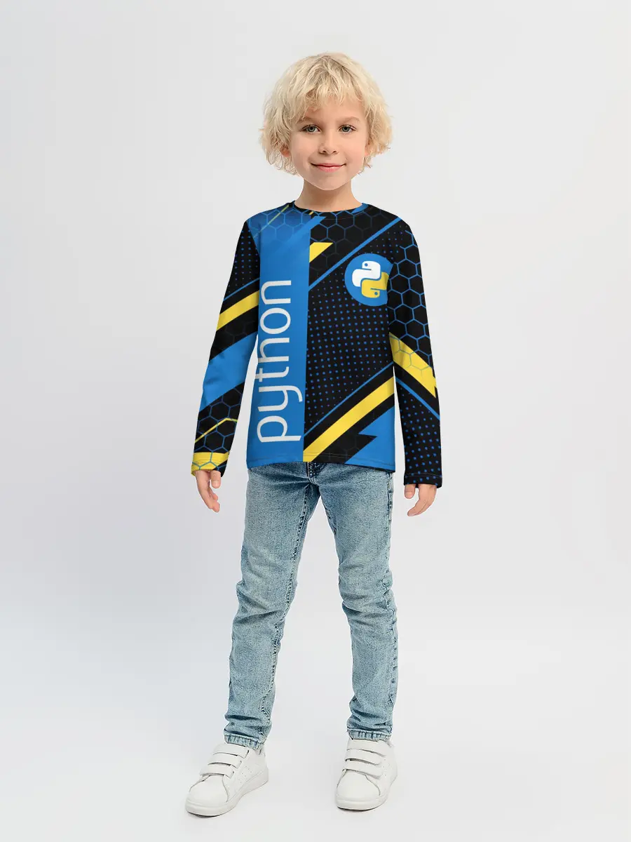 Детский лонгслив / PYTHON / ПАЙТОН