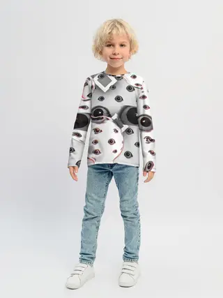 Детский лонгслив / они наблюдают за тобой