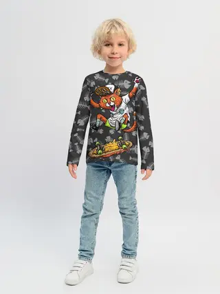 Детский лонгслив / SK8CAT