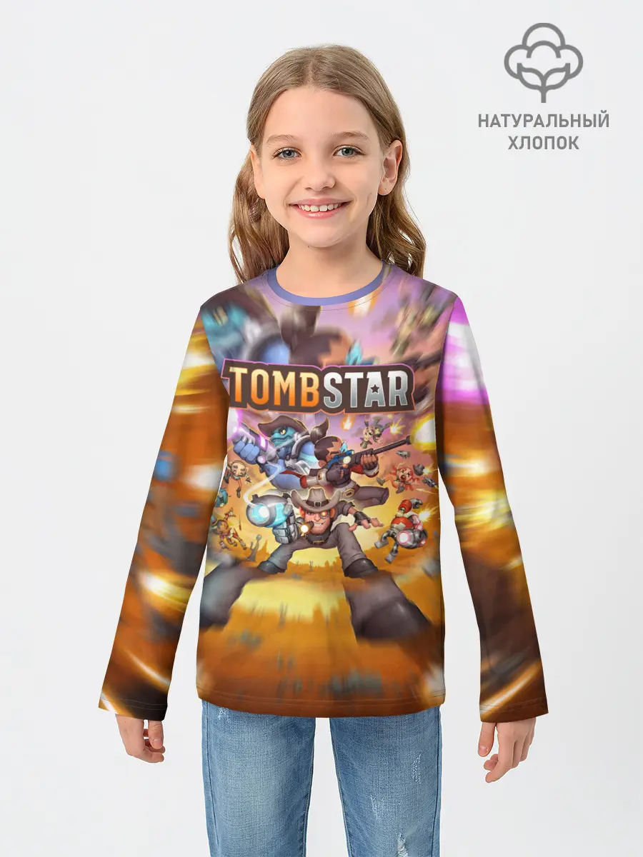 Детский лонгслив / TombStar | ТомбСтар