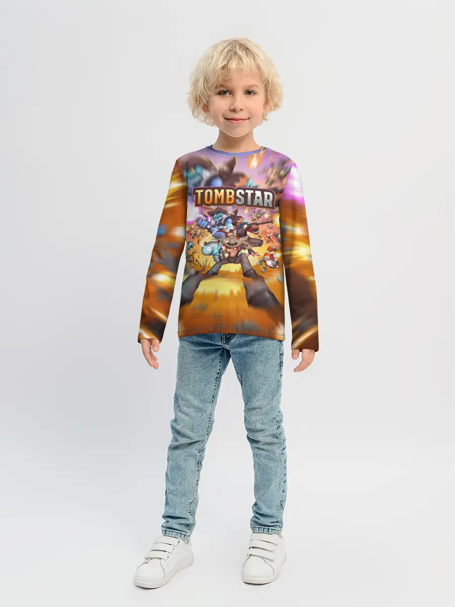 Детский лонгслив / TombStar | ТомбСтар