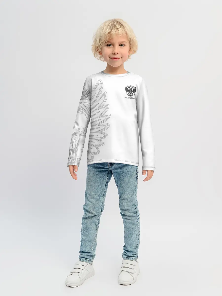 Детский лонгслив / Russia | MSKSide Colorless