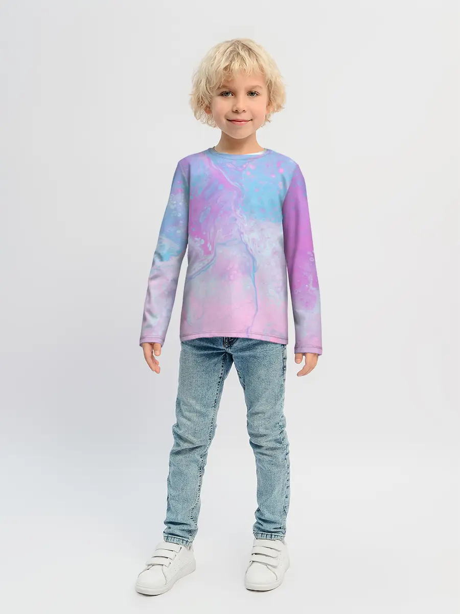 Детский лонгслив / Градиент