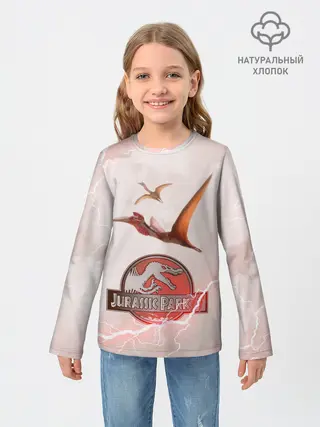 Детский лонгслив / Птеродактили | Мир Юрского Периода