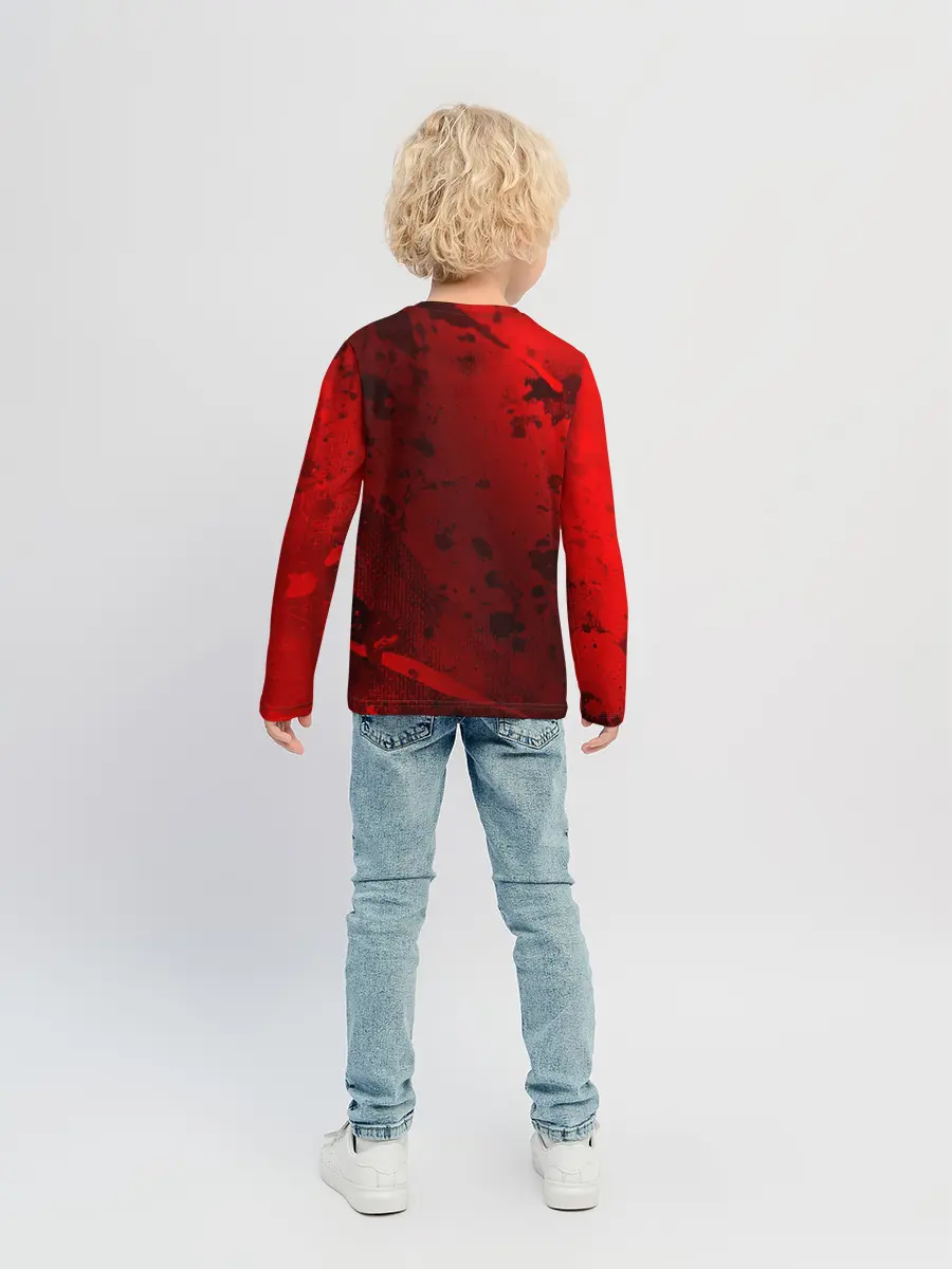 Детский лонгслив / USSR - Серп и Молот - Краска