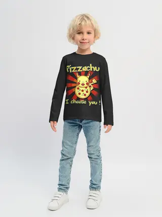 Детский лонгслив / Пиццачу