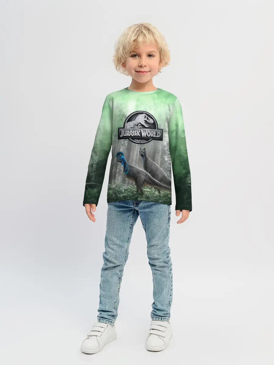 Детский лонгслив / Jurassic World | Мир Юрского периода