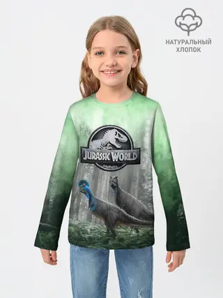 Детский лонгслив / Jurassic World | Мир Юрского периода