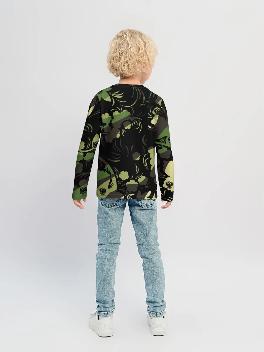 Детский лонгслив / Russia | Камуфляж
