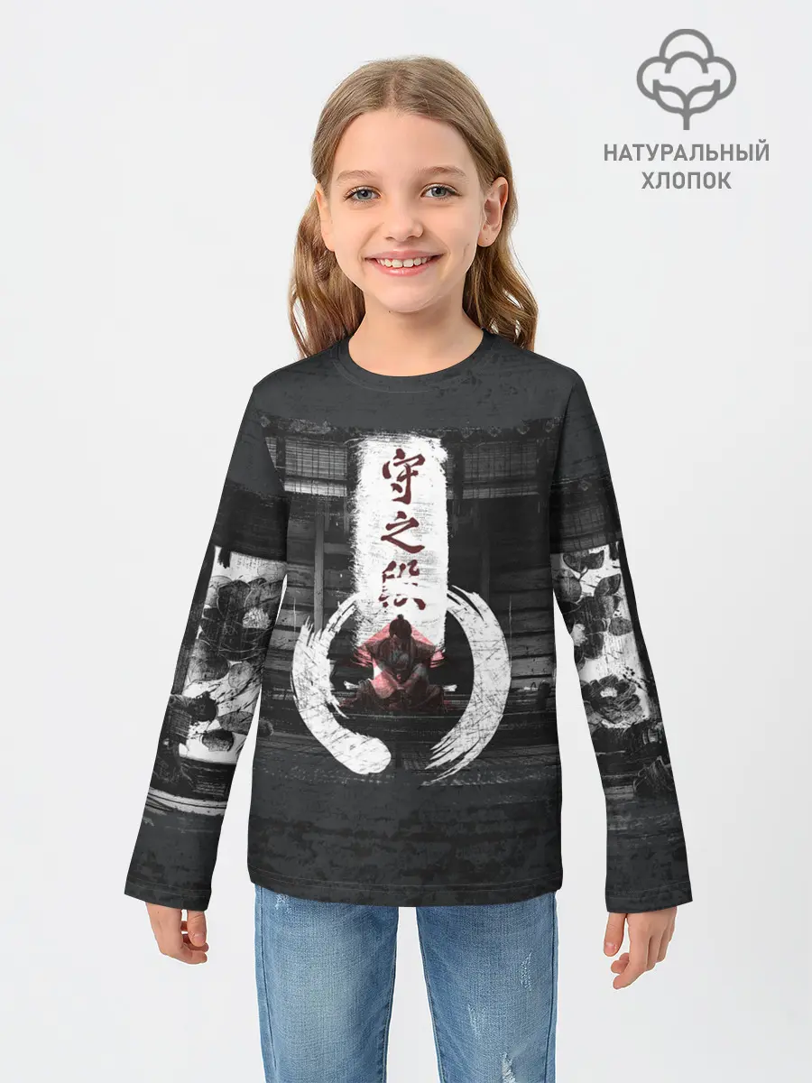 Детский лонгслив / Самурай | Призрак Цусимы