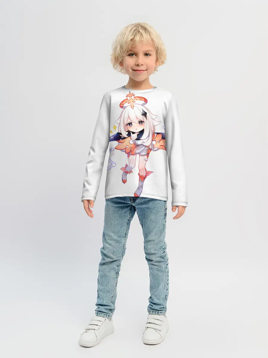 Детский лонгслив / Паймон из Genshin Impact