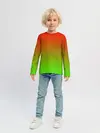 Детский лонгслив / Градиент Яблоко