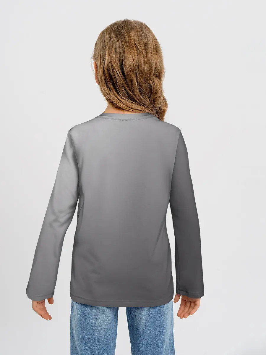 Детский лонгслив / Прокачай мозги