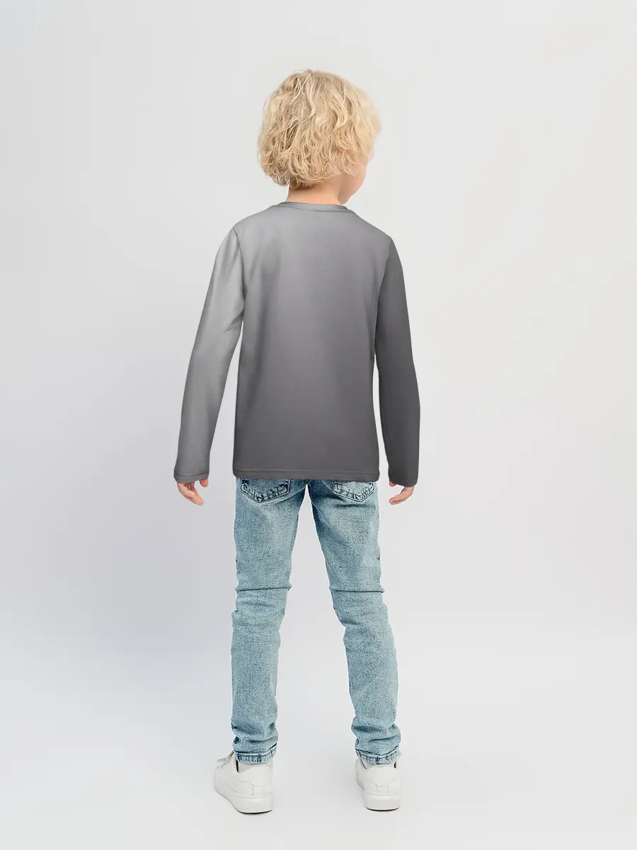 Детский лонгслив / Прокачай мозги