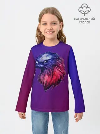 Детский лонгслив / Вольная птица