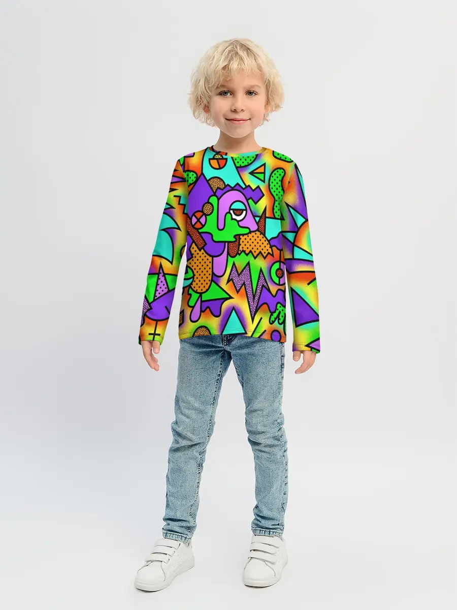 Детский лонгслив / Хаус в душе и голове