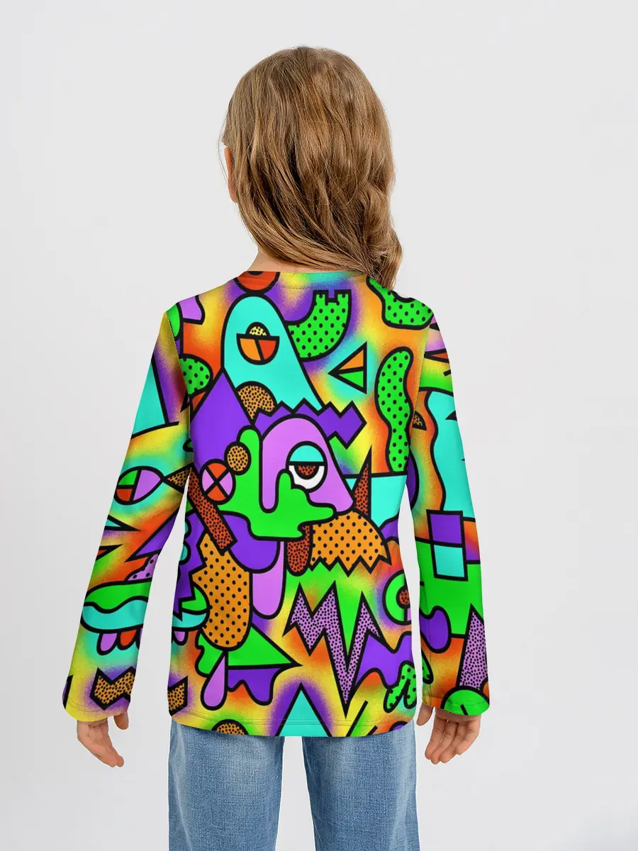 Детский лонгслив / Хаус в душе и голове