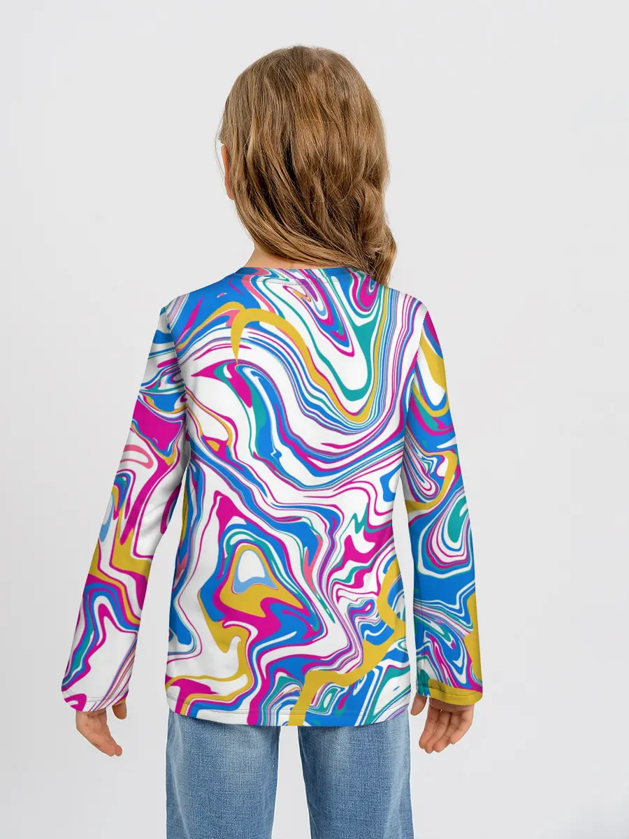 Детский лонгслив / Floppa Art