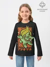Детский лонгслив / Хитрый Бульбазавр