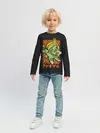 Детский лонгслив / Хитрый Бульбазавр