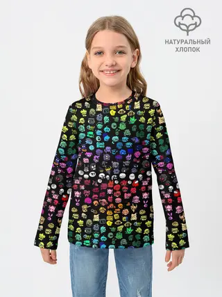 Детский лонгслив / ПЕРСОНАЖИ ИГРЫ FNF