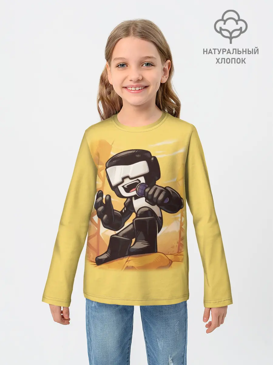 Детский лонгслив / Танкист